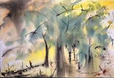 Landscape in Woods–Mid 20th