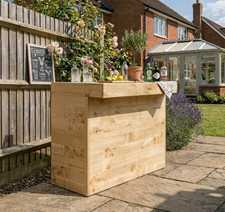 Rustic Wooden Garden Pub Bar