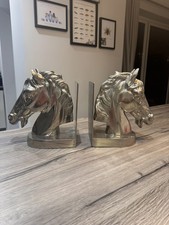 Horse Bookends Aluminum Statue