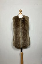 Zara Womens Faux Fur Waistcoat