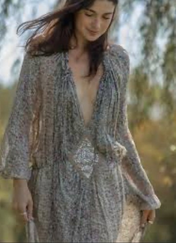 New zara metallic thread long - ,