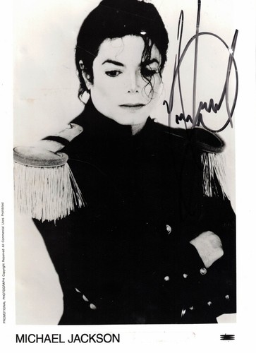 Michael jackson signed promo - michael,