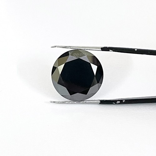 Black diamond solitaire - black, loose