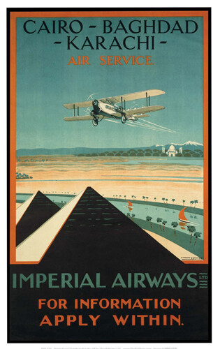 Vintage imperial airways - vintage, cairo