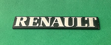 RENAULT  - METAL VINTAGE CAR BADGE (BICHET)  - 132 x 25 MM