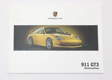 Porsche 996 GT3 operating