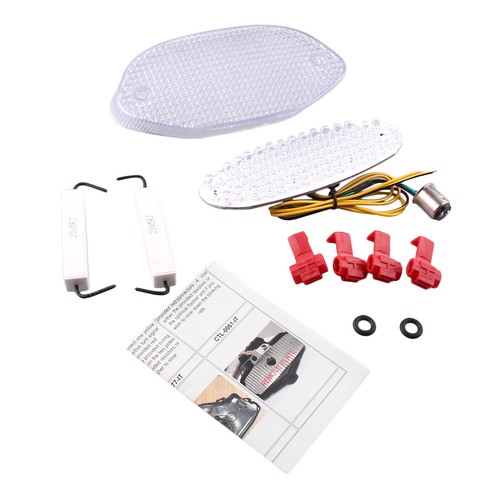 Clear led turn signals - led, brake