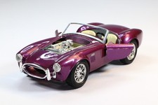 Bburago 1:24 Ford AC Cobra 427 Purple 1965 Diecast Model Car Vintage Collectible