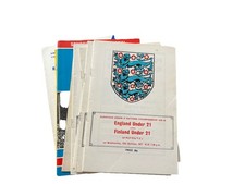Football Programmes England Youth B Schoolboy U23 U21 choose from drop down menu