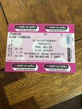 PAUL WELLER CONCERT TICKET