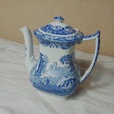 Spode Blue Italian Coffee Pot