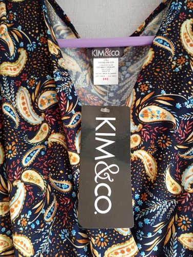 Kim navy paisley - co,