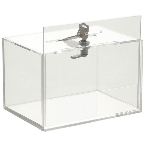 Donation box with lock - box,