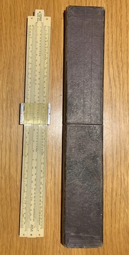 Unique log slide rule - unique,