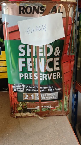 Ronseal shed fence preserver - shed,