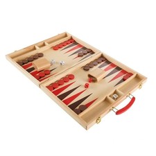 Wooden Backgammon Set Folding
