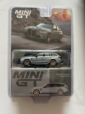 Mini GT 1:64 BMW M3 Competition Touring Brooklyn Grey (LHD) #864 Blister Package