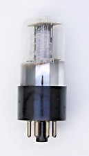 SYLVANIA 6SN7GT CV1988 VT-231 Black Plate Valve Tube Used Tested (V37)