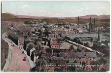 Forfar Angus Aerial View From The Steeple Looking East - Pre WWI Postcard W13