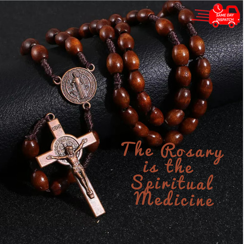 Handmade wooden rosary - rosary, beads