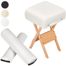 Therapist Stool Chair + 2 Pillows for Massage Tables Salon Furniture new
