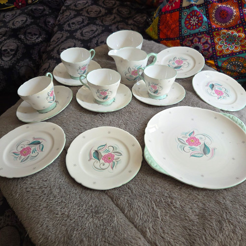 Shelley bone china - china, floral