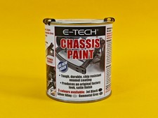 Chassis Paint GUNMETAL GRAY Brush On Chip Resistant Car Van Trailer 500ML E-TECH