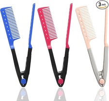 3 PCS Hair Straightening Comb
