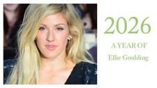 Ellie Goulding 2026 Landscape Desktop Calendar