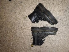 Matte Black Dr Martins Boots