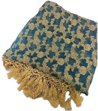 Vintage Green & Gold Floral