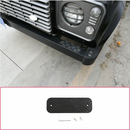 Alloy black front bumper - 2x,