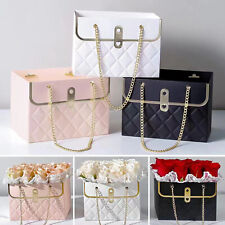 4-20x Flower Paper Box Bouquet Storage Bucket Florist Bag Handbag Wedding Decor