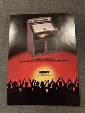 Rowe RI-1  160 Selection Vinyl Jukebox A4 Glossy Brochure Promo Leaflet