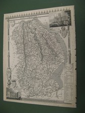 100% ORIGINAL LINCOLNSHIRE MAP
