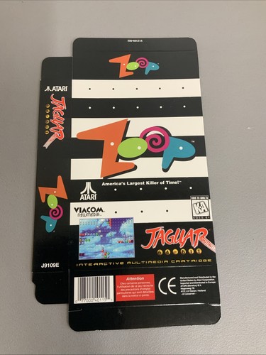 Atari jaguar zoop box - atari, only