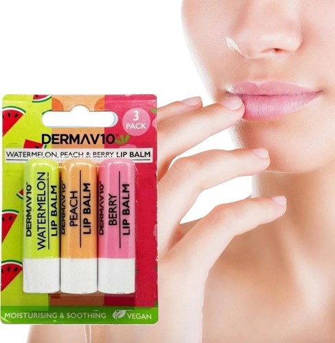 Derma lip balm - balm, berry