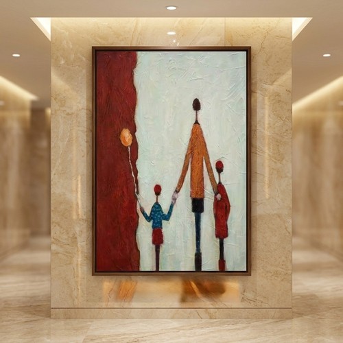 Large handpainted figures oil - figures,