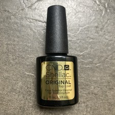Genuine 15 ml CND Shellac Gel UV LED Nail Polish, Original Top Coat, Used Once