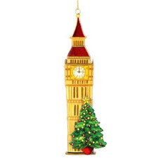 Gisela Graham Big Ben London Christmas Tree Decoration Hanging Ornament