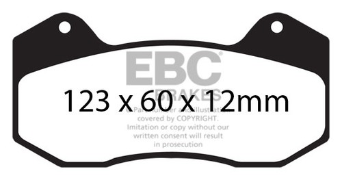 Ebc bluestuff front brake - ebc,