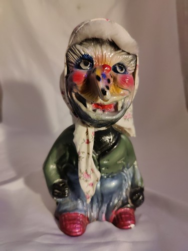 Ceramic vintage bobblehead - ceramic,