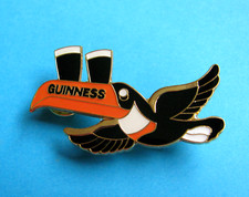 Guinness Toucan two pints Pin