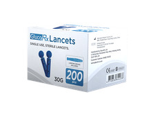 GlucoRx Nexus Lancets Sterile 30G x 200 & FREE Lancing Device | UK Pharmacy