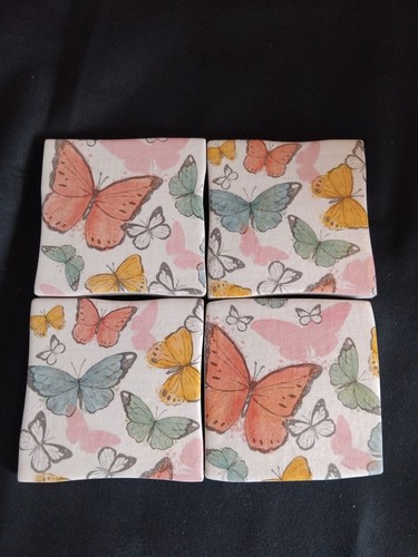 Butterfly coasters hand - butterfly, x