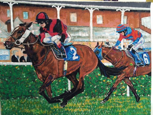 Franny norton racing horse - norton,