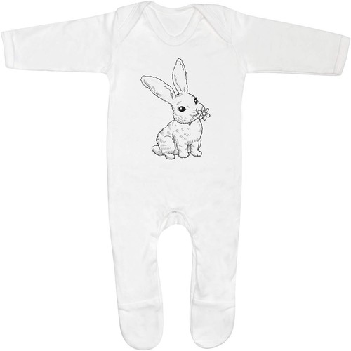 Bunny with flower baby - 'bunny,