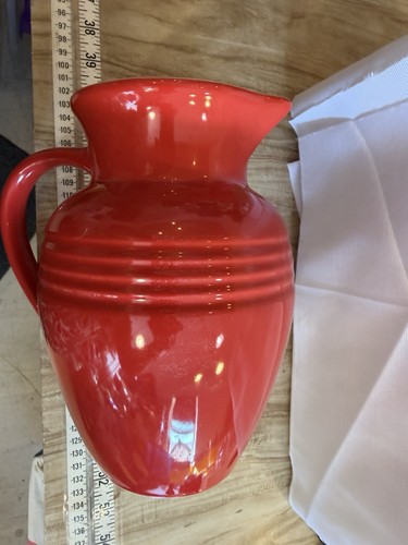 Creuset pitcher flame red - creuset,