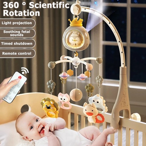 Baby crib mobile musical - crib,