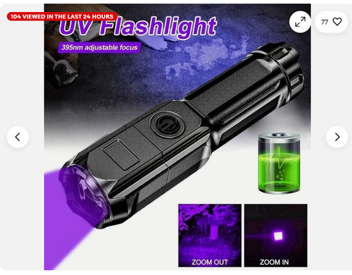 Ultraviolet torch - uv,